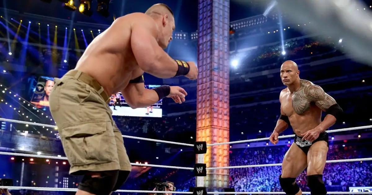 Cena vs Rock WrestleMania
