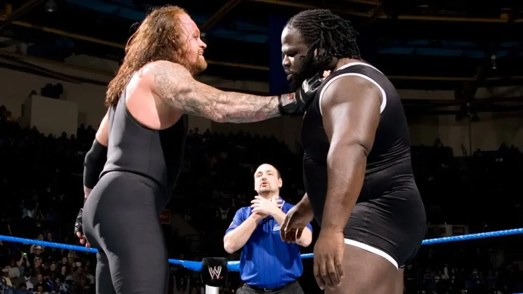 All Undertaker WrestleMania Opponents: The Complete List 12 undertaker vs mark henry 1