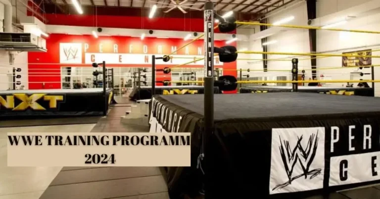 wwe training programm
