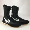 black boxing shoes