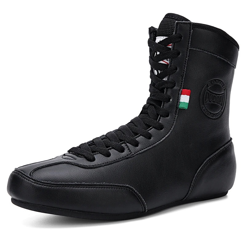 leather boxing shoes
