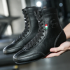leather boxing shoes