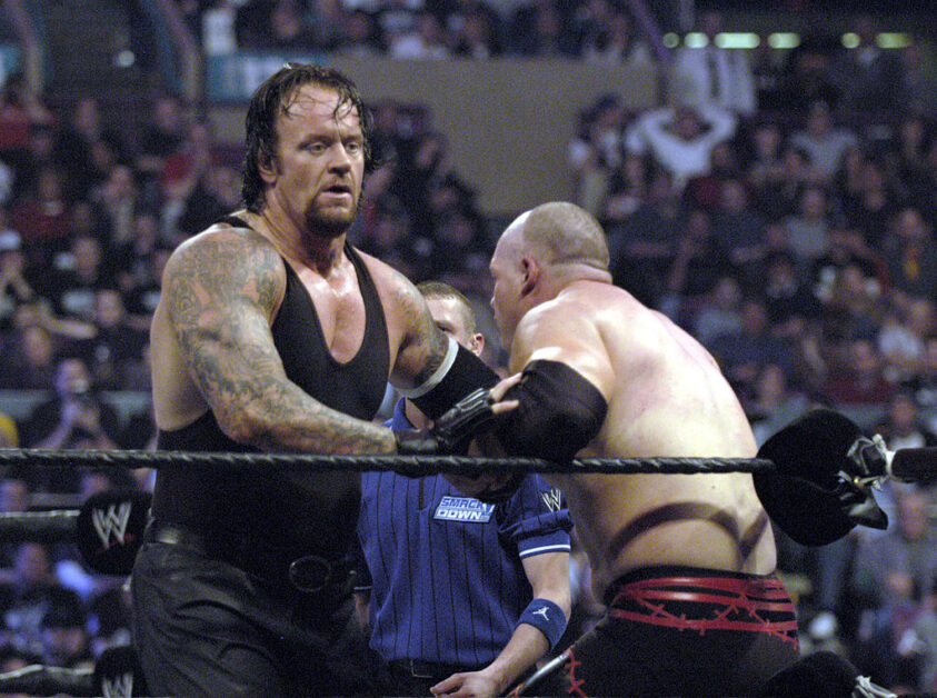 Blood, Betrayal, and Mayhem: The Most Controversial WWE Matches of All Time 3 Mankind vs. Undertaker
