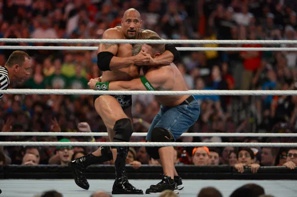 10 WWE Storylines That Were Inspired by Real Life 6 The Rock vs John Cena
