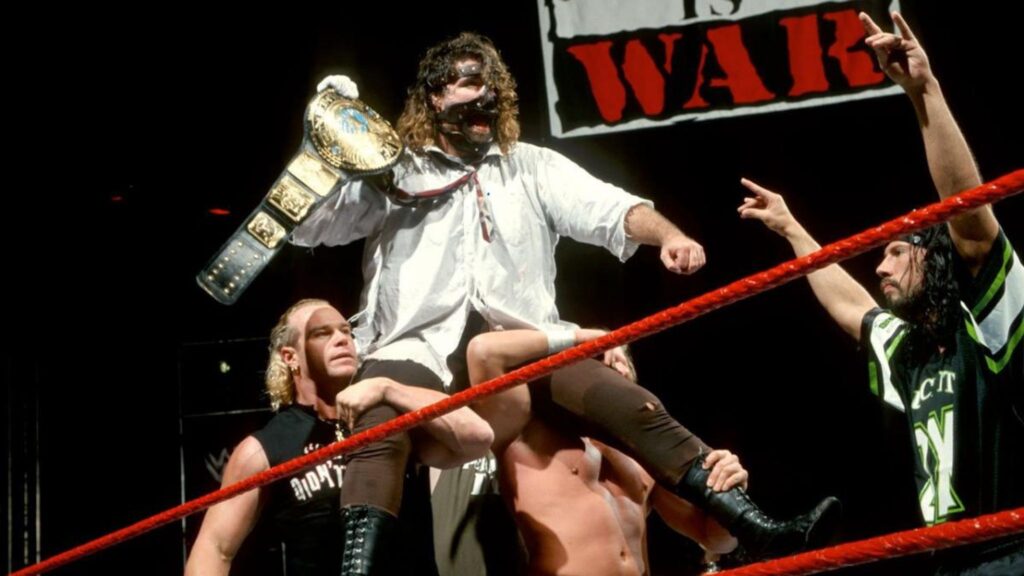 15 Insane Moments WWE Fans Still Can’t Get Over 16 Mankind Wins His First WWE Championship