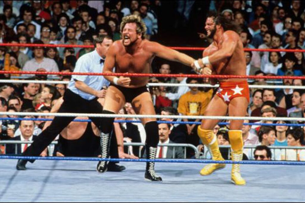 Top 10 Matches That Defined WWE's Golden Era 11 Ted DiBiase vs. Randy Savage WrestleMania IV (1988)