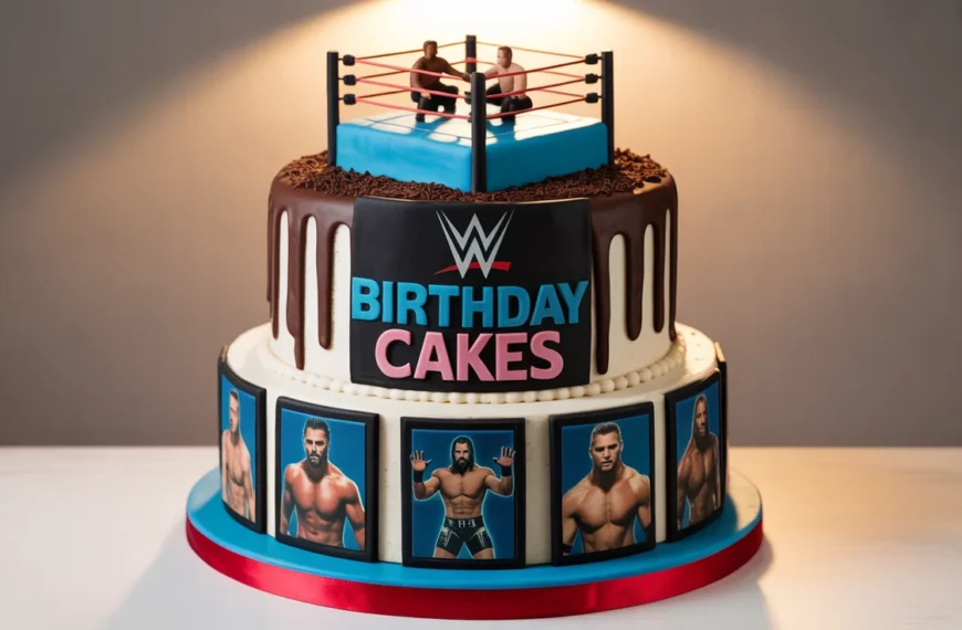 WWE Birthday Cakes